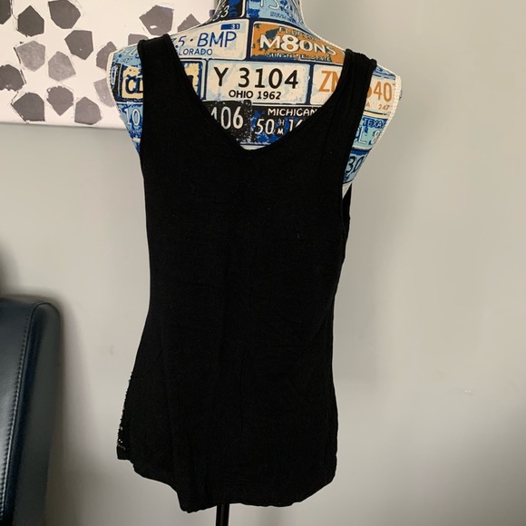 🛍️ bundle for discounts! Black- Large embellished tank top - Picture 2 of 4